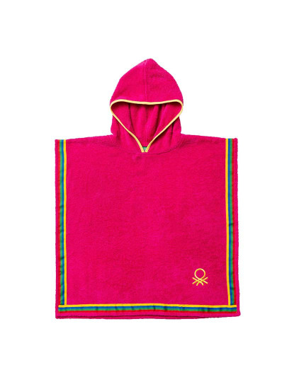 imagem de Poncho Criança 380 Gsm 100% Algodão Rosa Kids 1