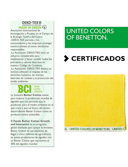 imagem de Toalha Praia Benetton BE142 Amarelo10