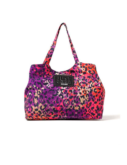 imagem de Mala Shopper Senhora Fuxia Macula Print1