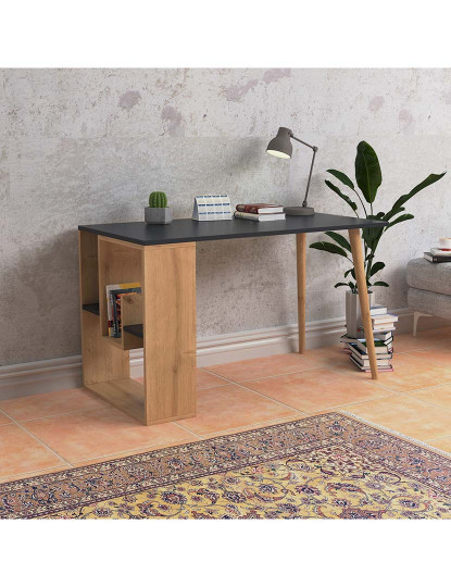 imagem de Secretária Sally Antracite Oak1