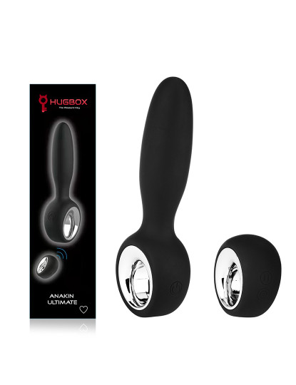 imagem de Vibrador Anal - Controlo remoto - 12 programas - Preto1