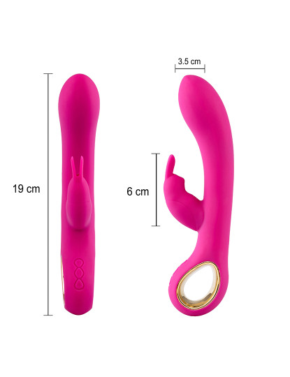 imagem de Vibrador Rabbit - Opção de aquecimento - 50 programas - Rosa4