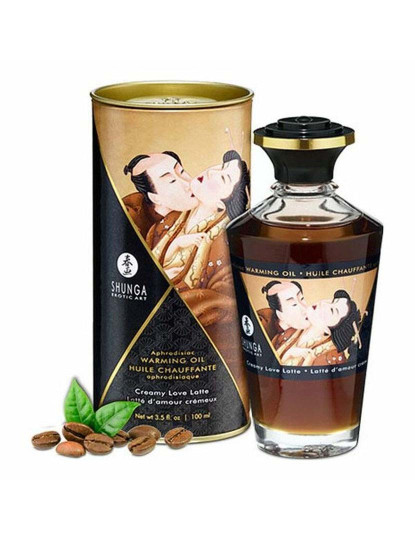 imagem de Óleo de Massagem Erótico Shunga Café Meia de leite (100 ml) (100 ml)1