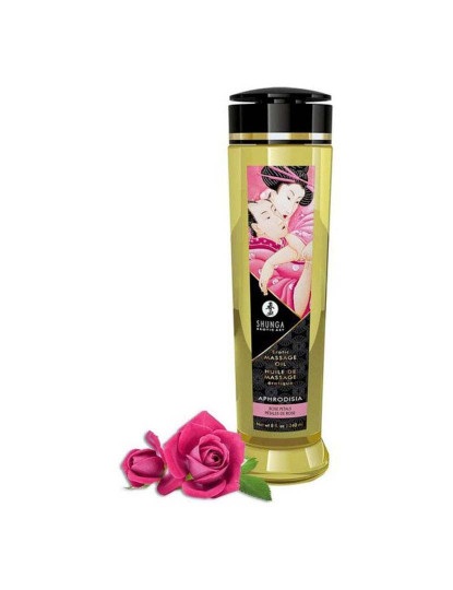 imagem de Óleo de Massagem Erótico Shunga Aphrodisia Rosas (240 ml)1