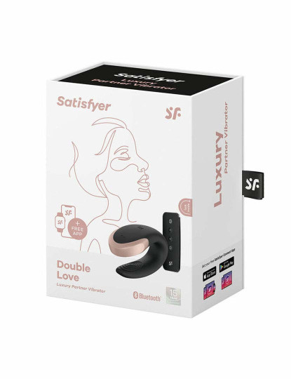 imagem de Vibrador Dupla Estimulação Love Satisfyer Preto1