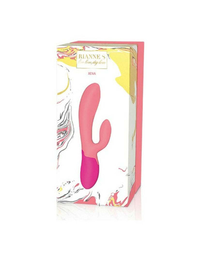 imagem de Vibrador Dupla Estimulação Rianne S Essentials Xena Rabbit Coral Cor de Rosa5