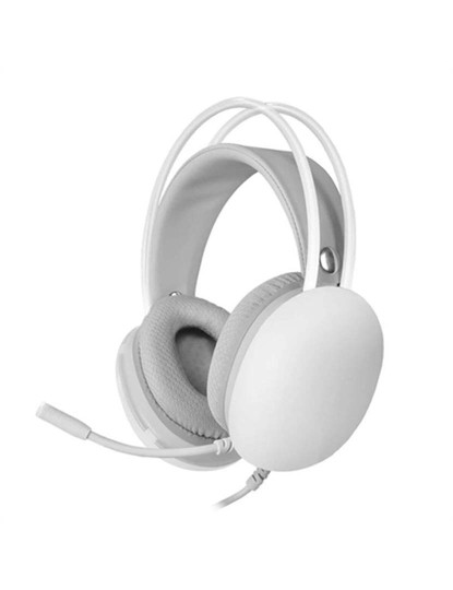 imagem de Auriculares Com Microfone Mars Gaming Mh-Glow Rgb Branco1