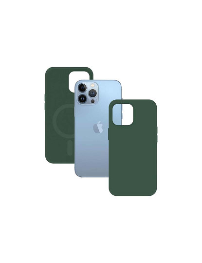 imagem de Capa Para Telemóvel Ksix Iphone 13 Pro Verde5