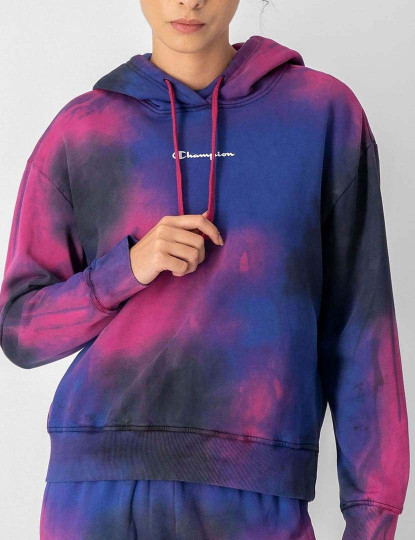 imagem de Sweatshirt Senhora Preto, Rosa e Azul1