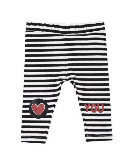imagem de Leggings Menina Branco E Preto1
