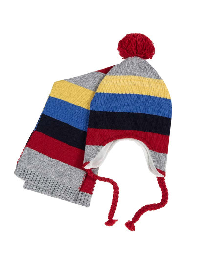 imagem de Conjunto 2: Gorro E Cachecol Menino Vermelho1