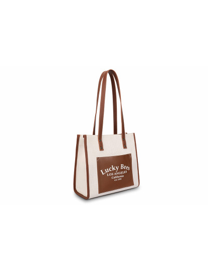 imagem de Tote Bag Castanho Bege2