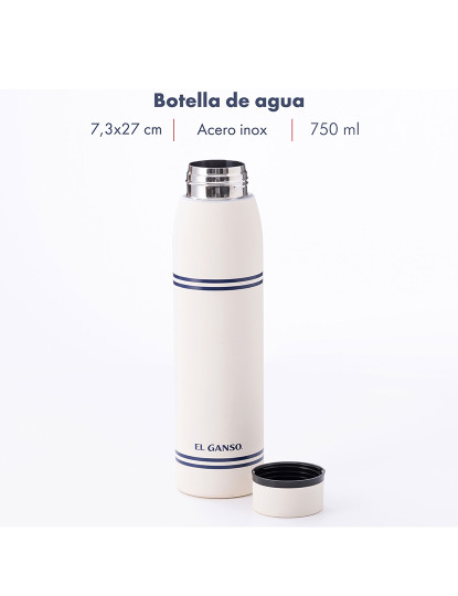 imagem de Conjunto 2 garrafas água 750ml Branco e Azul2