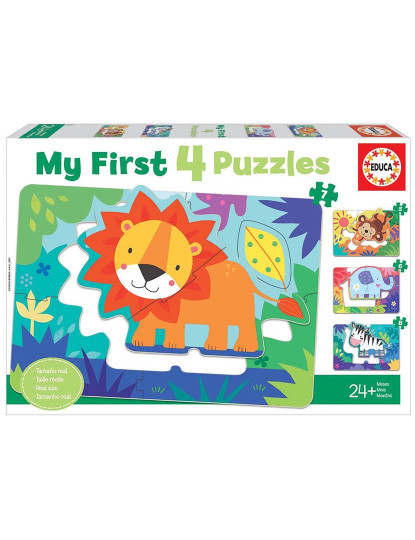 imagem de ANIMAIS DA SELVA 5-6-7-8 MY FIRST PUZZLES 188971