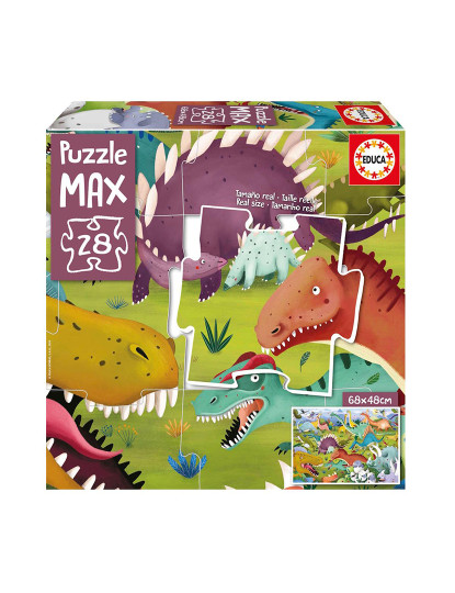 imagem de 28 DINOSSAUROS PUZZLE MAX 199541