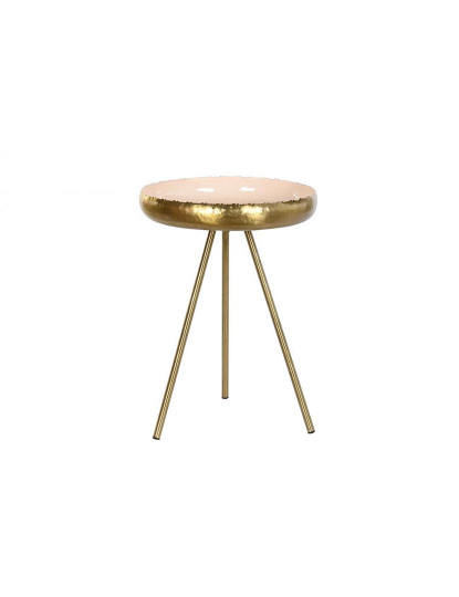 imagem de Mesa Apoio Lacado Rosa Pálido1