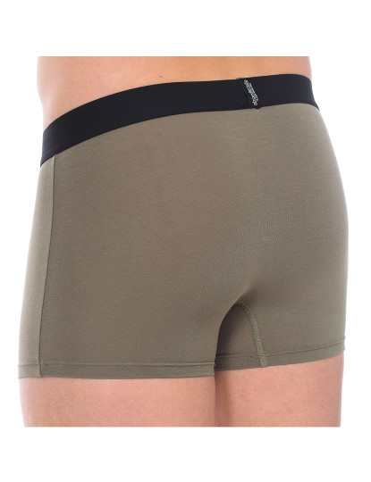 imagem de Pack 2 Boxers Homem Sensitive Bamboo Preto e Verde Khaki5