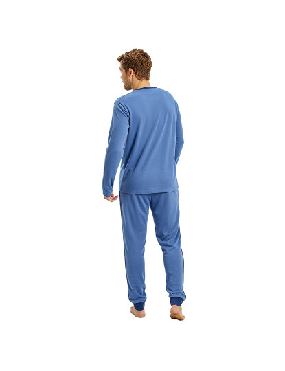 imagem de Pijama Inverno Manga Comprida Homem Azul6