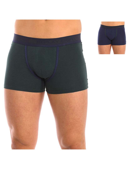 imagem de Boxers Homem Azul Navy Verde8