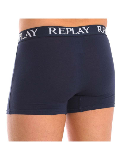 imagem de Boxers Homem Azul Navy Cinza4