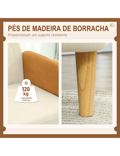 imagem de Poltrona Bege e Ocre6