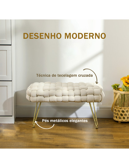 imagem de Banqueta Creme branco4