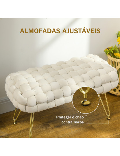 imagem de Banqueta Creme branco7