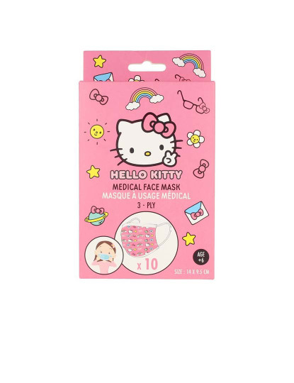 imagem de HELLO KITTY mascarilla quirúrgica infantil 10 pz1