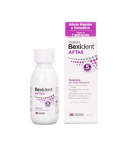 imagem de ISDIN Colutorio Bucal Bexident Aftas 120ml1