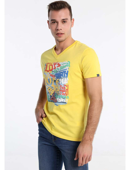 imagem de T-Shirt Homem Amarelo1