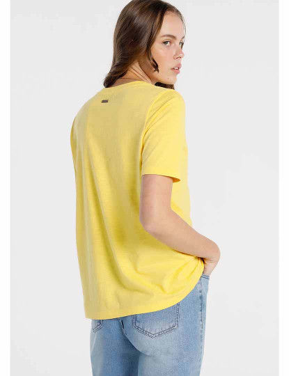 imagem de T-Shirt Senhora Amarelo2