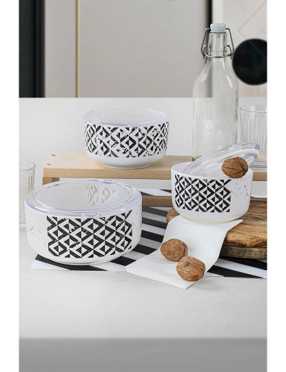 imagem de Conjunto de Caixa de Armazenamento (6 peças) Branco1