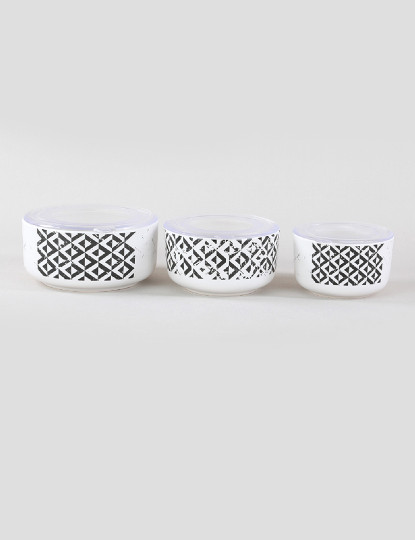 imagem de Conjunto de Caixa de Armazenamento (6 peças) Branco2