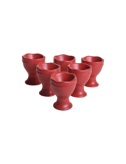 imagem de Conjunto Copo Ovos (6 Peças) Tile Vermelho2