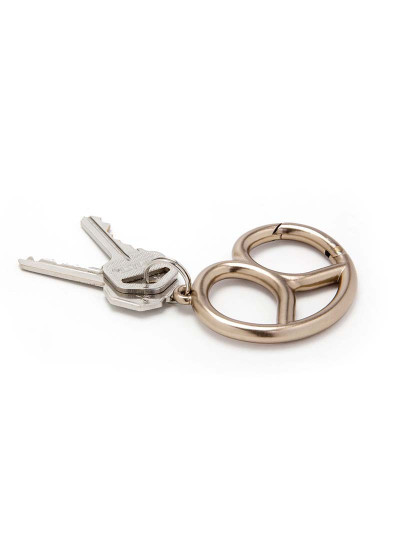 imagem de Porta-chaves Pretzel Keyring Prateado1