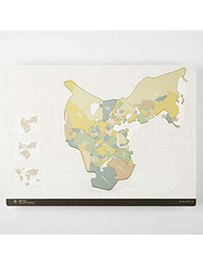 imagem de Puzzle BOARD PUZZLE PIECES OF THE PANGAEA1