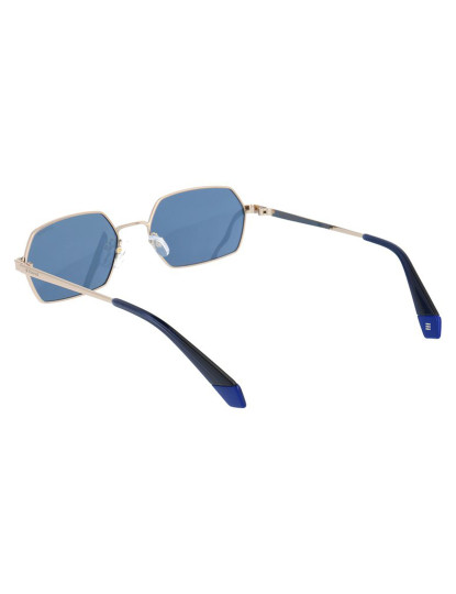 imagem de Óculos de Sol Unisexo Dourado Azul3