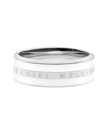 imagem de Anel Unisexo Emalie Ring Satin White S 481