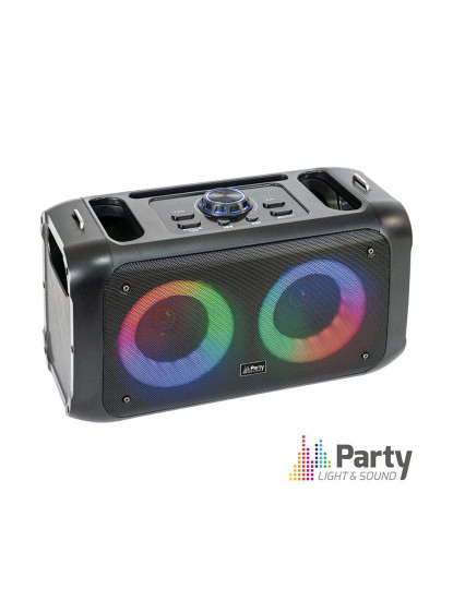 imagem de Sistema Som Portátil 100W 2X3/8Cm Usb/Bt/Microsd Leds Party1