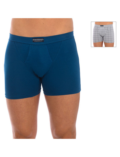 imagem de Pack 2 Boxers Homem Azul Cinza2