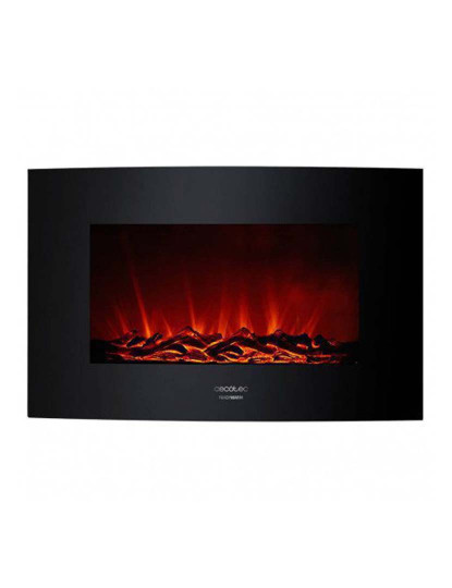 imagem de Lareira Elétrica Decorativa De Parede Ready Warm 3500 Chamas Curvas1