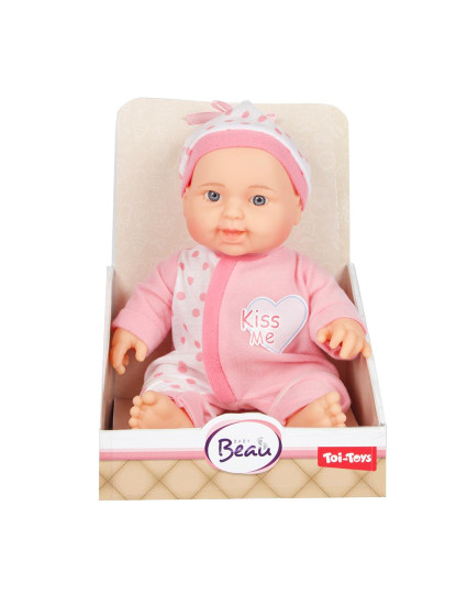 imagem de BONECO BABY BEAU 22,5 CM C/ GORRO 02023A2