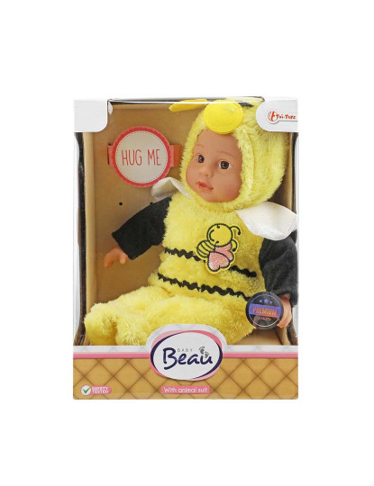 imagem de BONECO BABY BEAU VESTIDO ANIMAL 30 CM 02025Z1