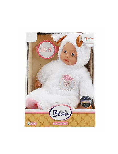 imagem de BONECO BABY BEAU VESTIDO ANIMAL 30 CM 02025Z4