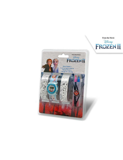 imagem de Relógio Digital Bracelete Para Pintar Frozen 21