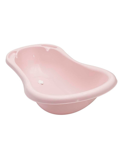 imagem de Banheira Ergonômica Com Rolha De 0 A 12 Meses 84 Cm Rosa Nórdico2