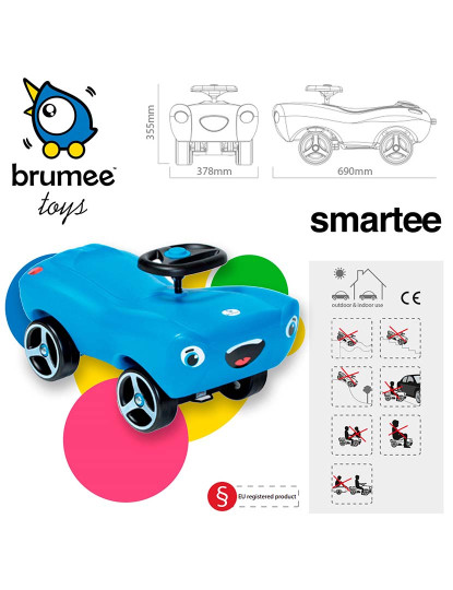 imagem de Carro De Passeio Smartee Azul2