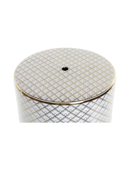 imagem de Mesa Auxiliar De Porcelana 33X33X42 Branco3