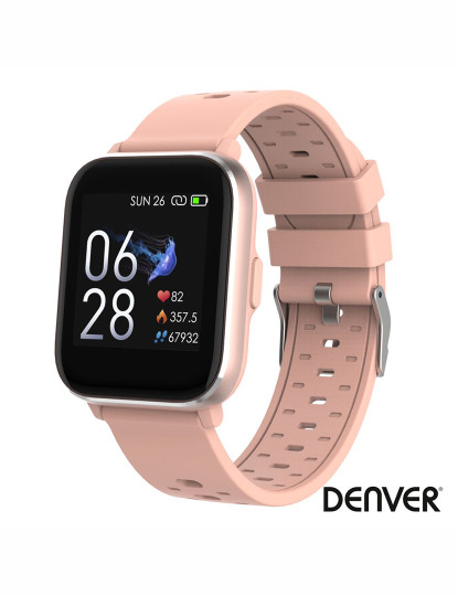 imagem de Smartwatch Multifunções P/ Android Ios Rosa1