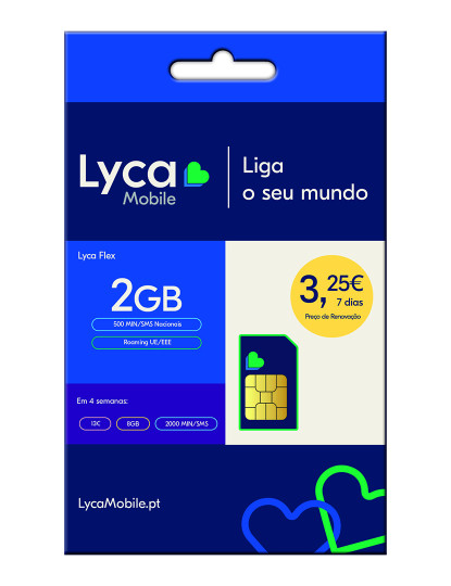 imagem de Cartão SIM - Lyca Flex1